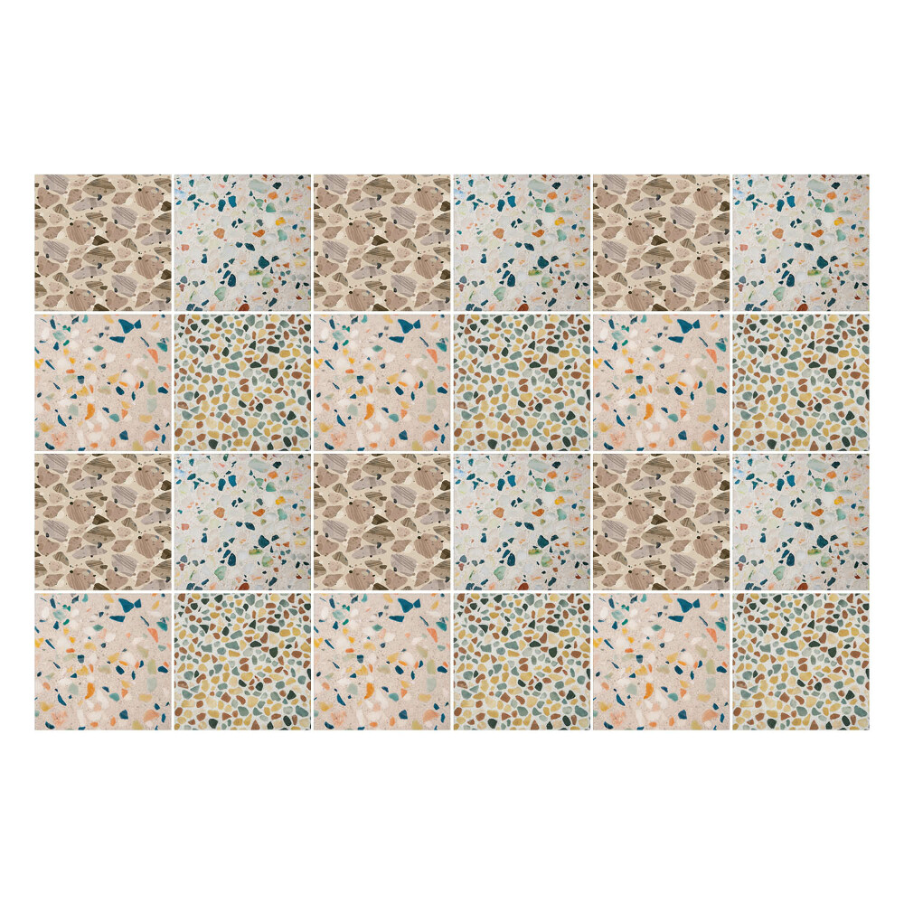 Okleina na płytki Naturalne kamienie w mozaice