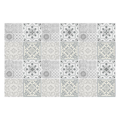 Naklejki samoprzylepne na kafelki Eleganckie kafle z ornamentami