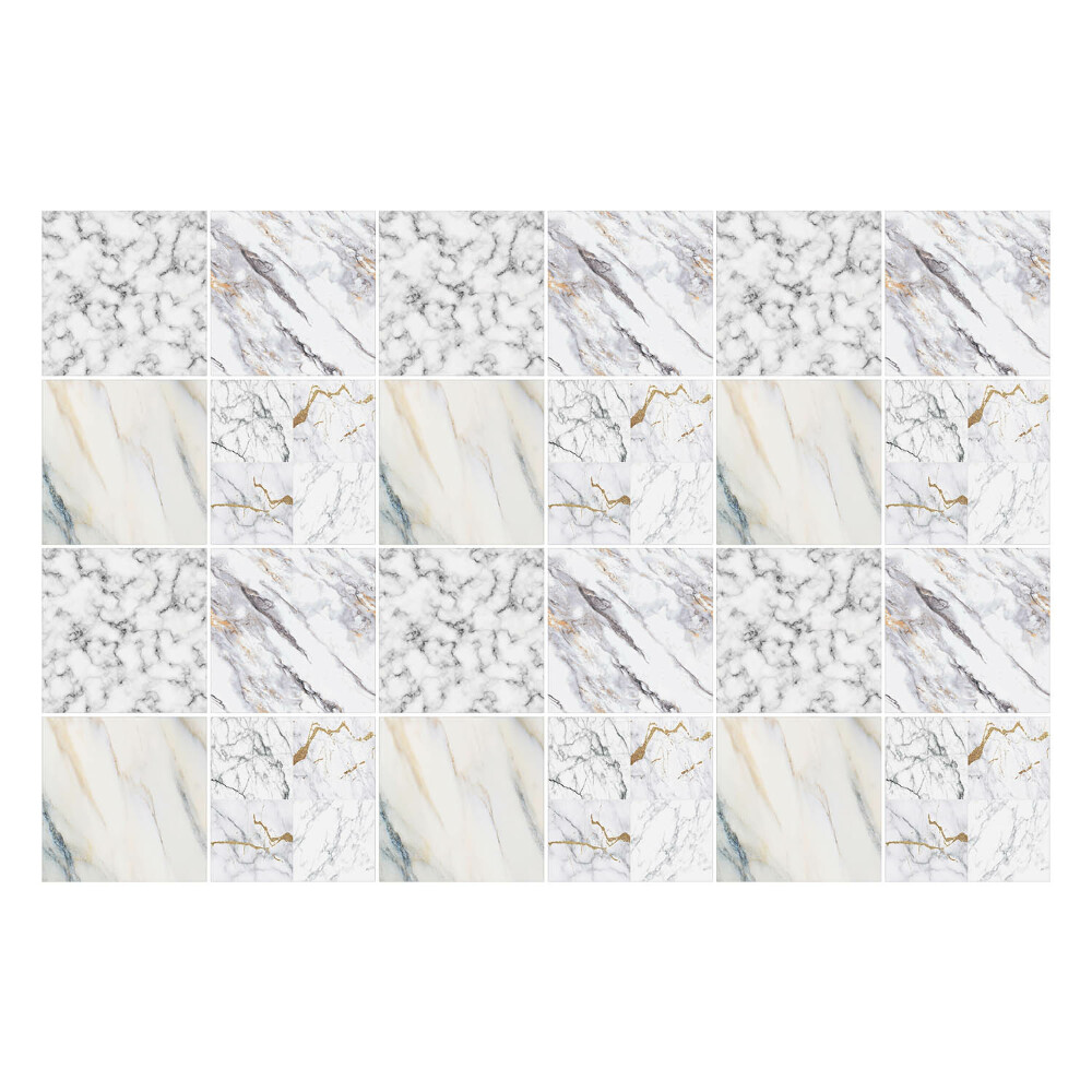 Okleina na płytki Elegancka kompozycja marmuru