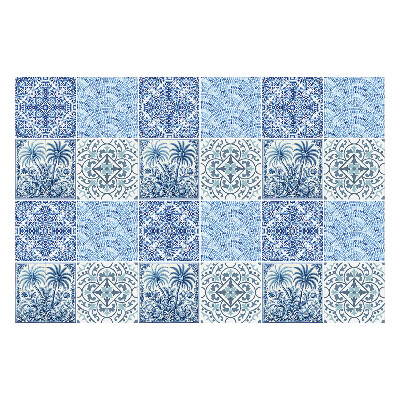 Okleina na płytki Kafelki z roślinnymi motywami