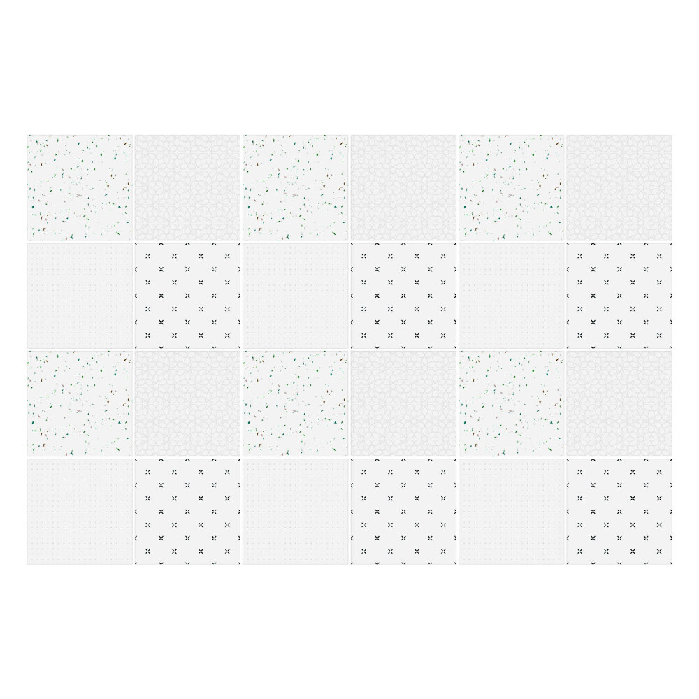 Naklejki na kafelki do kuchni Geometria z drobnymi wzorkami