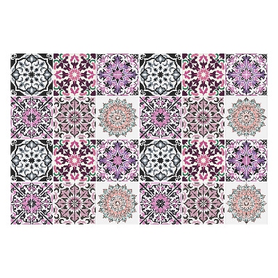 Naklejki na kafelki do kuchni Mandale w pastelach