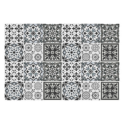 Naklejki samoprzylepne na kafelki Geometryczne motywy kafli