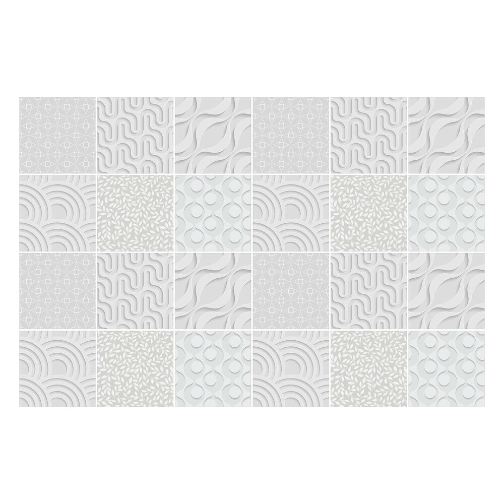 Okleina na płytki Abstrakcyjne fale i kształty