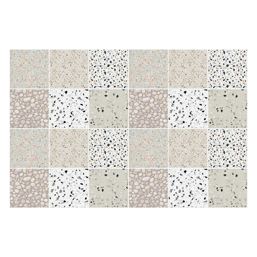 Naklejki samoprzylepne na kafelki Mozaika kamiennych faktur