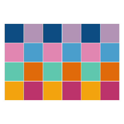 Naklejki na kafelki do kuchni Pastelowa gładka mozaika