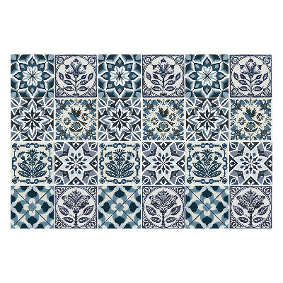 Okleina na płytki Kwiatowe motywy geometryczne