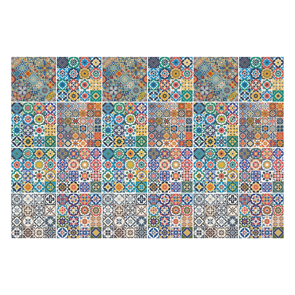 Naklejki na kafelki do kuchni Kolorowa drobna mozaika