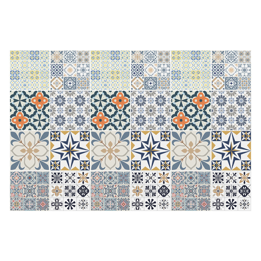 Okleina na płytki Bogato zdobiona mozaika