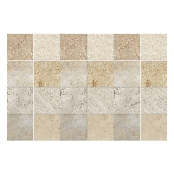 Naklejki na kafelki do kuchni Naturalny kamień w układzie