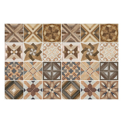 Naklejki na kafelki do kuchni Drewniane kształty