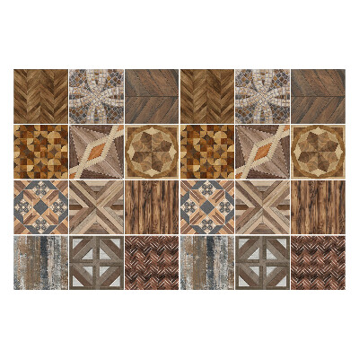 Naklejki samoprzylepne na kafelki Różnorodne motywy drewniane