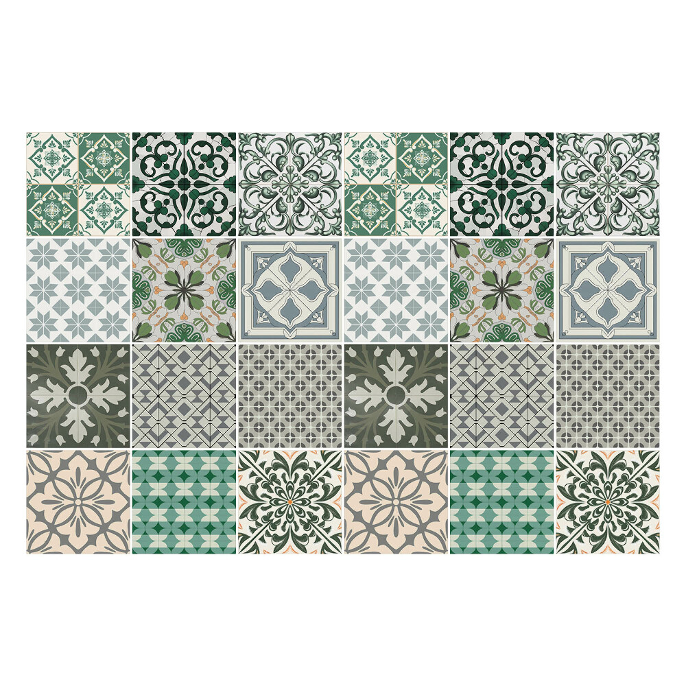 Okleina na płytki Motywy roślinne i geometryczne