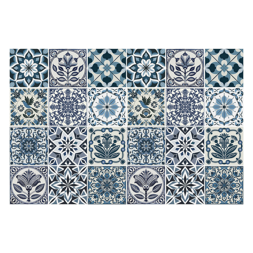 Naklejki na kafelki do kuchni Motywy natury w kaflach