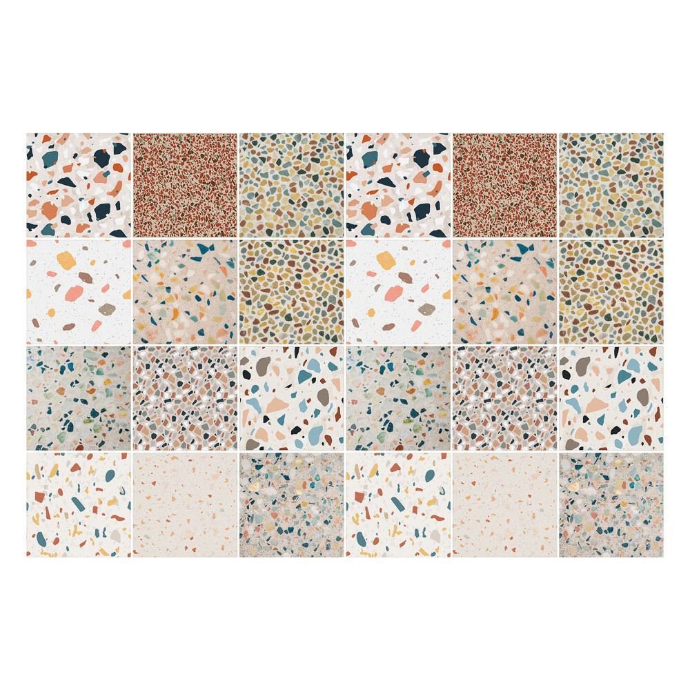 Naklejki samoprzylepne na kafelki Kolekcja kruszonych kamieni