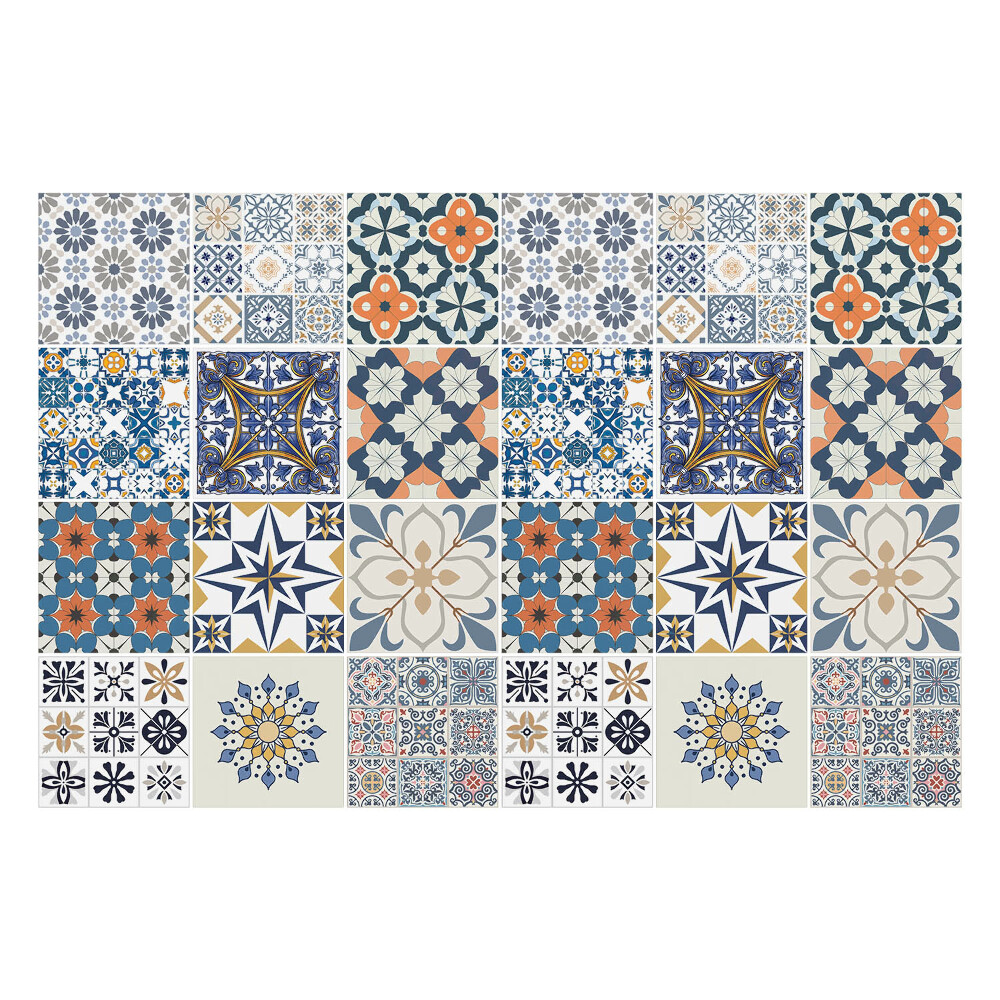 Okleina na płytki Mozaika z różnymi motywami