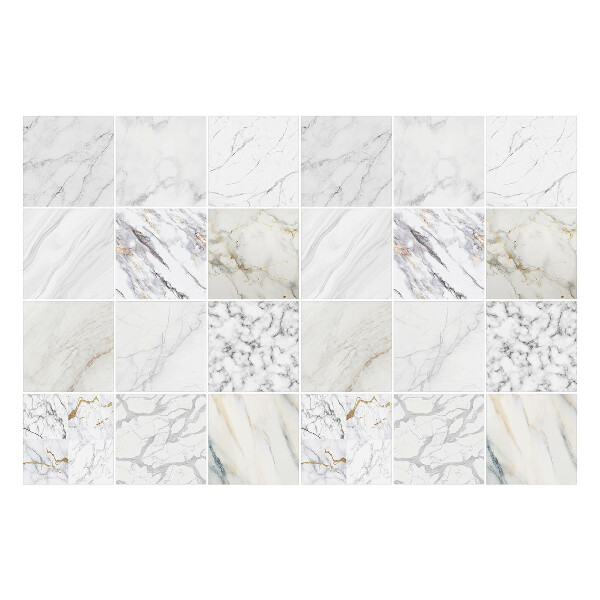 Naklejki na kafelki do kuchni Eleganckie marmurowe kamienie