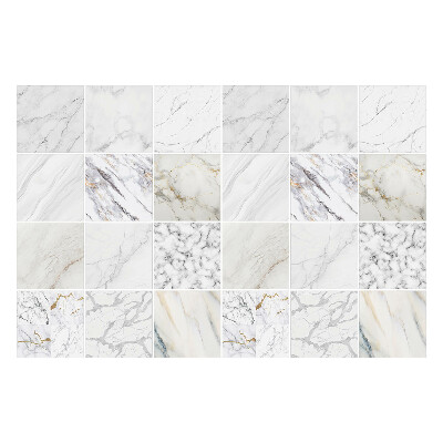 Naklejki na kafelki do kuchni Eleganckie marmurowe kamienie