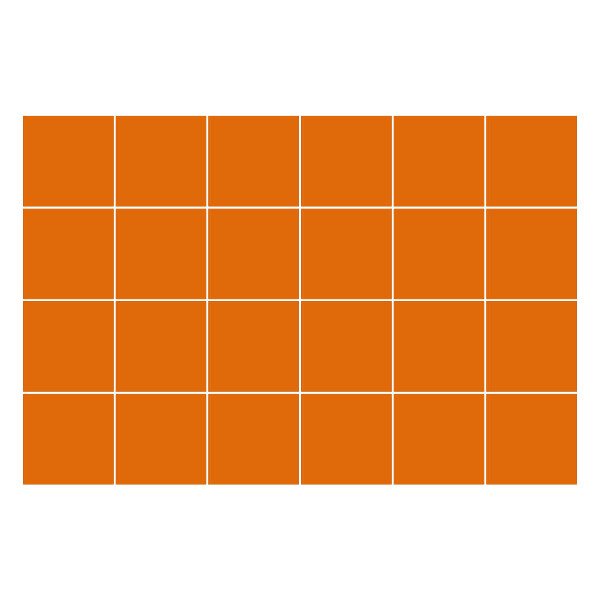 Okleina na płytki Kolor Pomarańczowy