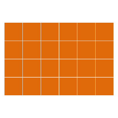 Okleina na płytki Kolor Pomarańczowy