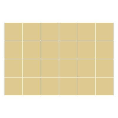 Naklejki samoprzylepne na kafelki Kolor pastelowy żółty