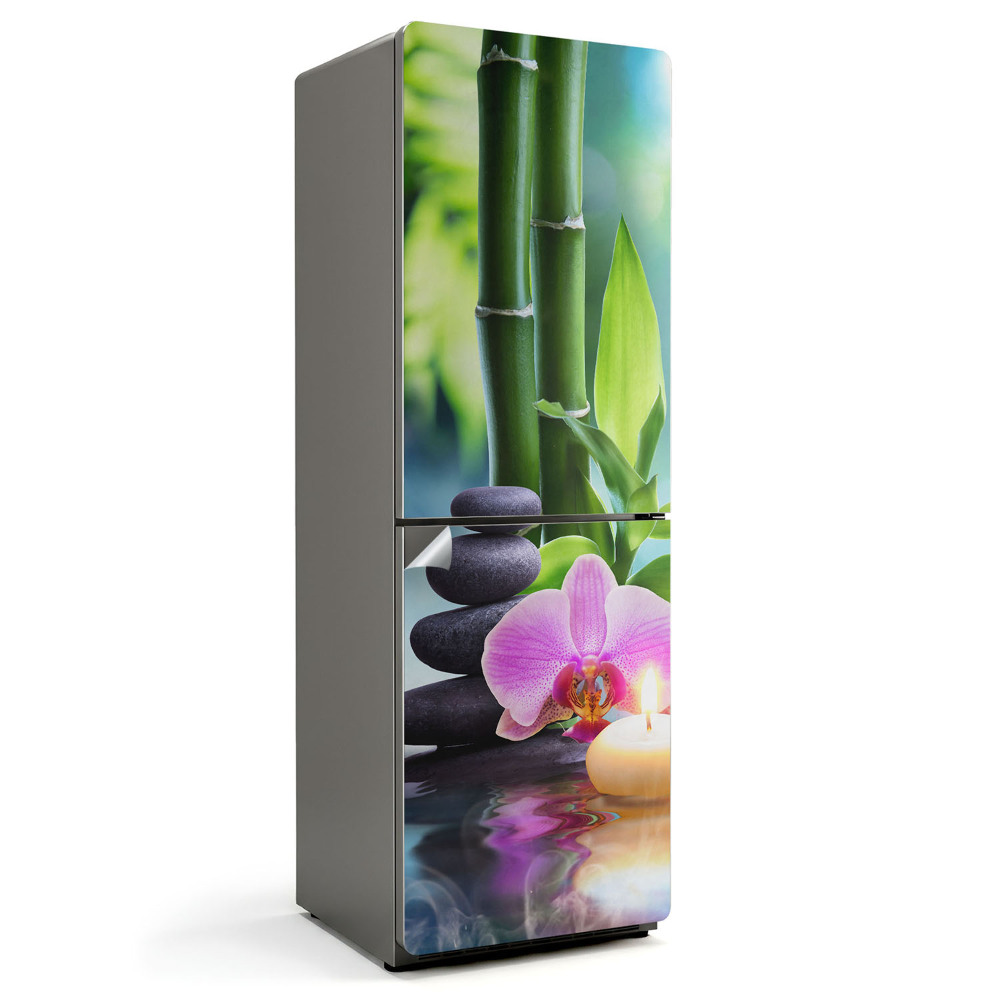 Samoprzylepna naklejka na lodówkę Harmonia natury i relaksu
