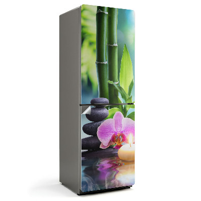 Samoprzylepna naklejka na lodówkę Harmonia natury i relaksu