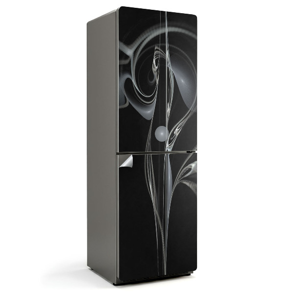 Naklejka na lodówkę Abstrakcyjny wzór falowy