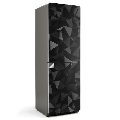 Naklejka tapeta na lodówkę Geometria trójwymiarowa