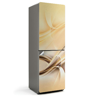 Naklejka tapeta na lodówkę Abstrakcyjne fale i linie