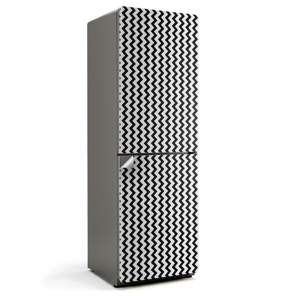 Naklejka na lodówkę Wzór zygzakowaty w linii