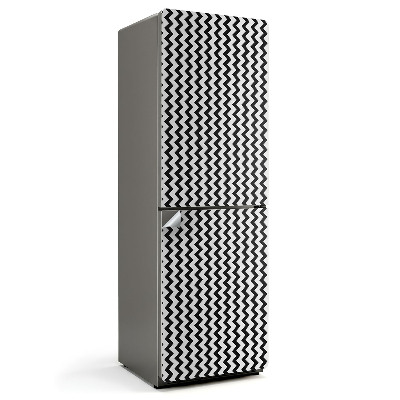 Naklejka na lodówkę Wzór zygzakowaty w linii