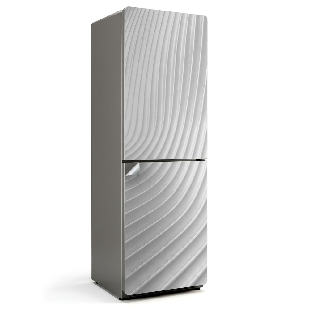 Naklejka na lodówkę Fale w minimalistycznym stylu