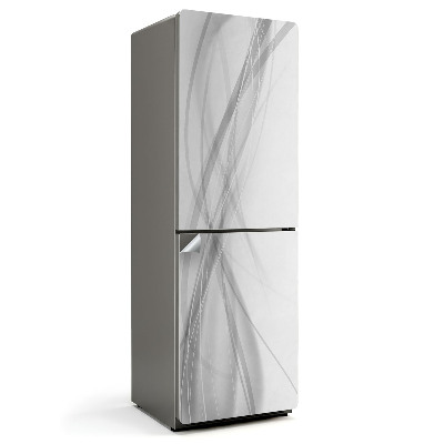 Naklejka tapeta na lodówkę Abstrakcyjne fale linii