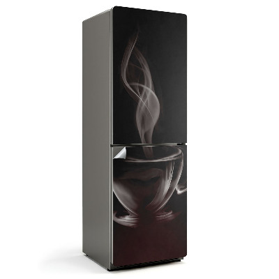 Naklejka na lodówkę Para unoszonej kawy