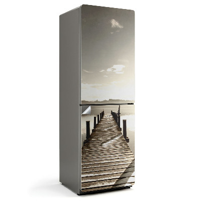 Okleina na lodówkę Molo nad spokojną wodą