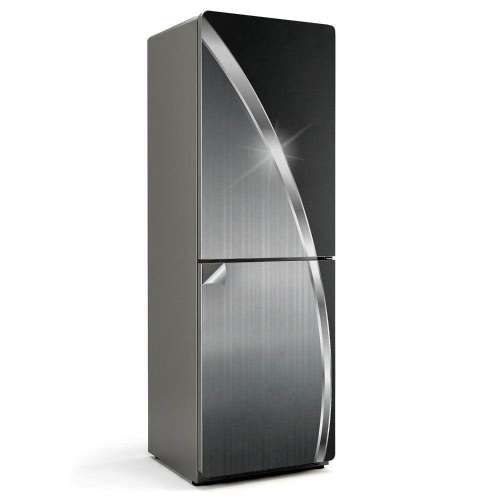 Samoprzylepna naklejka na lodówkę Abstrakcyjny wzór metaliczny