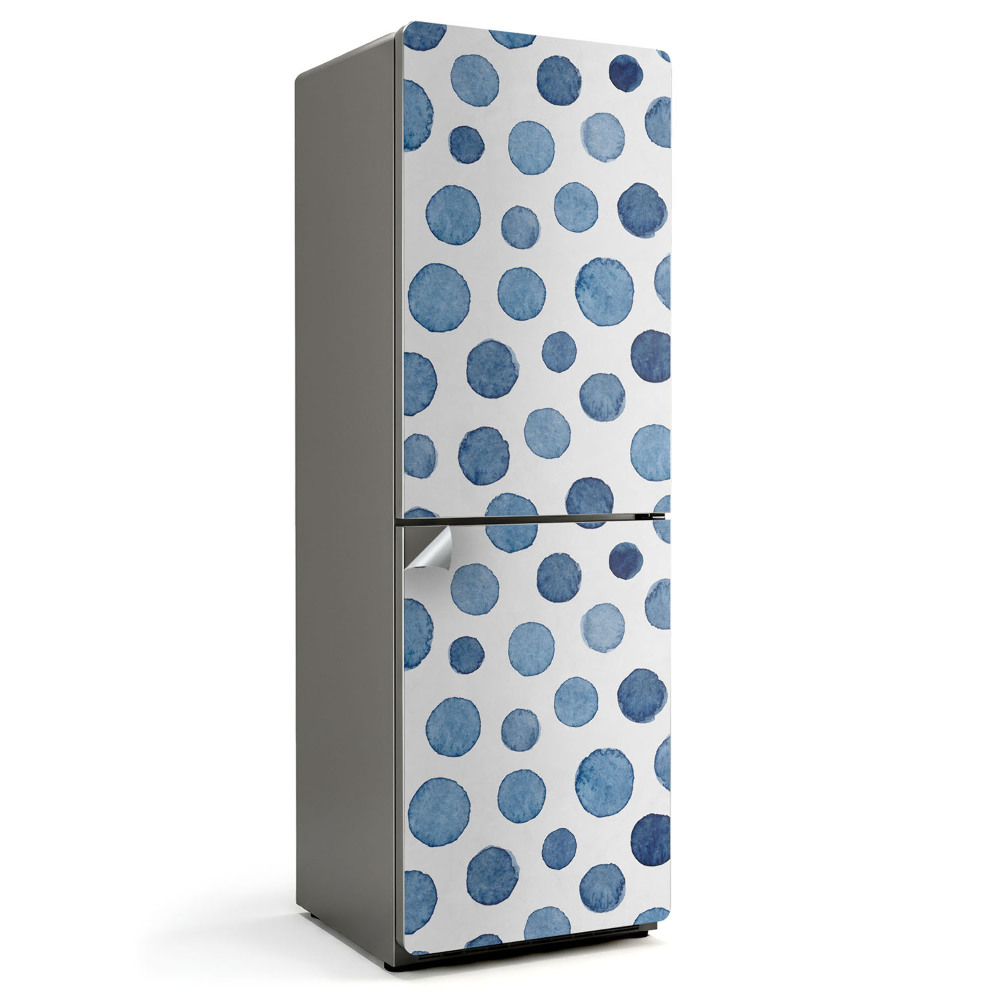 Samoprzylepna naklejka na lodówkę Okręgi w różnych odcieniach