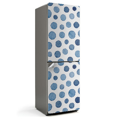 Samoprzylepna naklejka na lodówkę Okręgi w różnych odcieniach