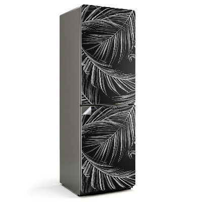 Okleina na lodówkę Liście w delikatnym układzie