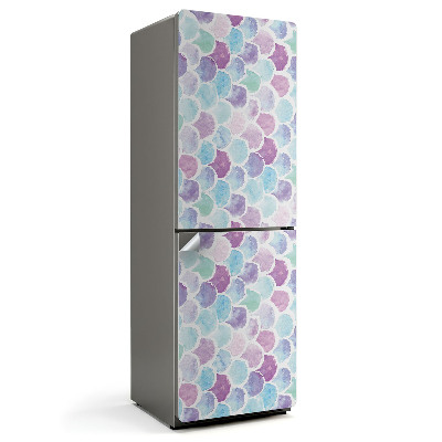 Okleina na lodówkę Wzór delikatnych łusek