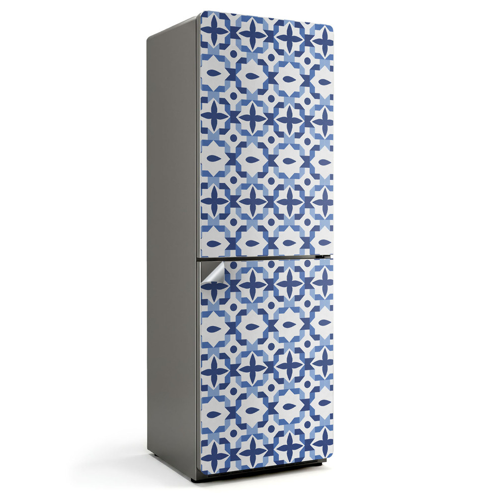 Naklejka tapeta na lodówkę Geometryczny powtarzalny wzór