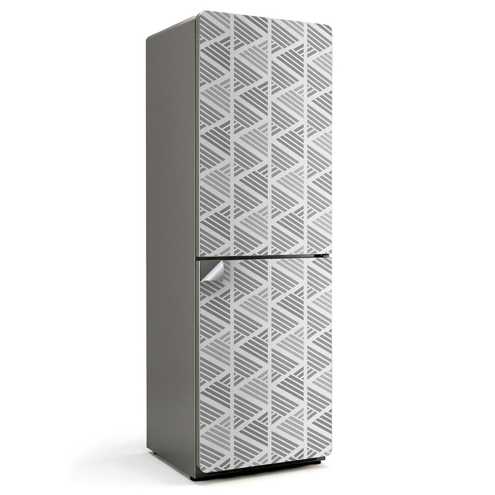 Naklejka na lodówkę Geometryczny wzór linii