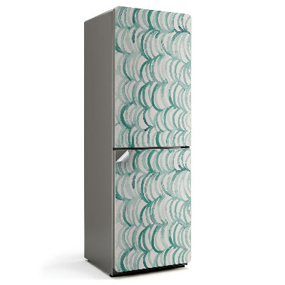 Okleina na lodówkę Fale w harmonijnym wzorze