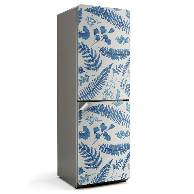 Okleina na lodówkę Minimalistyczne motywy liści