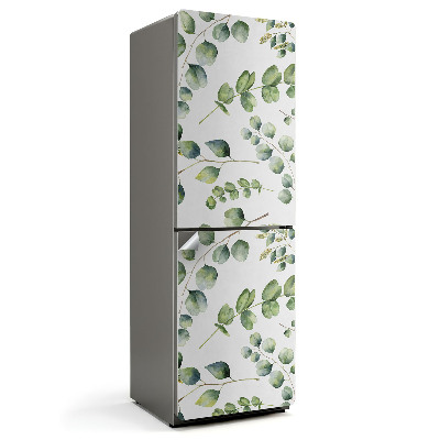 Okleina na lodówkę Delikatne drobne liście