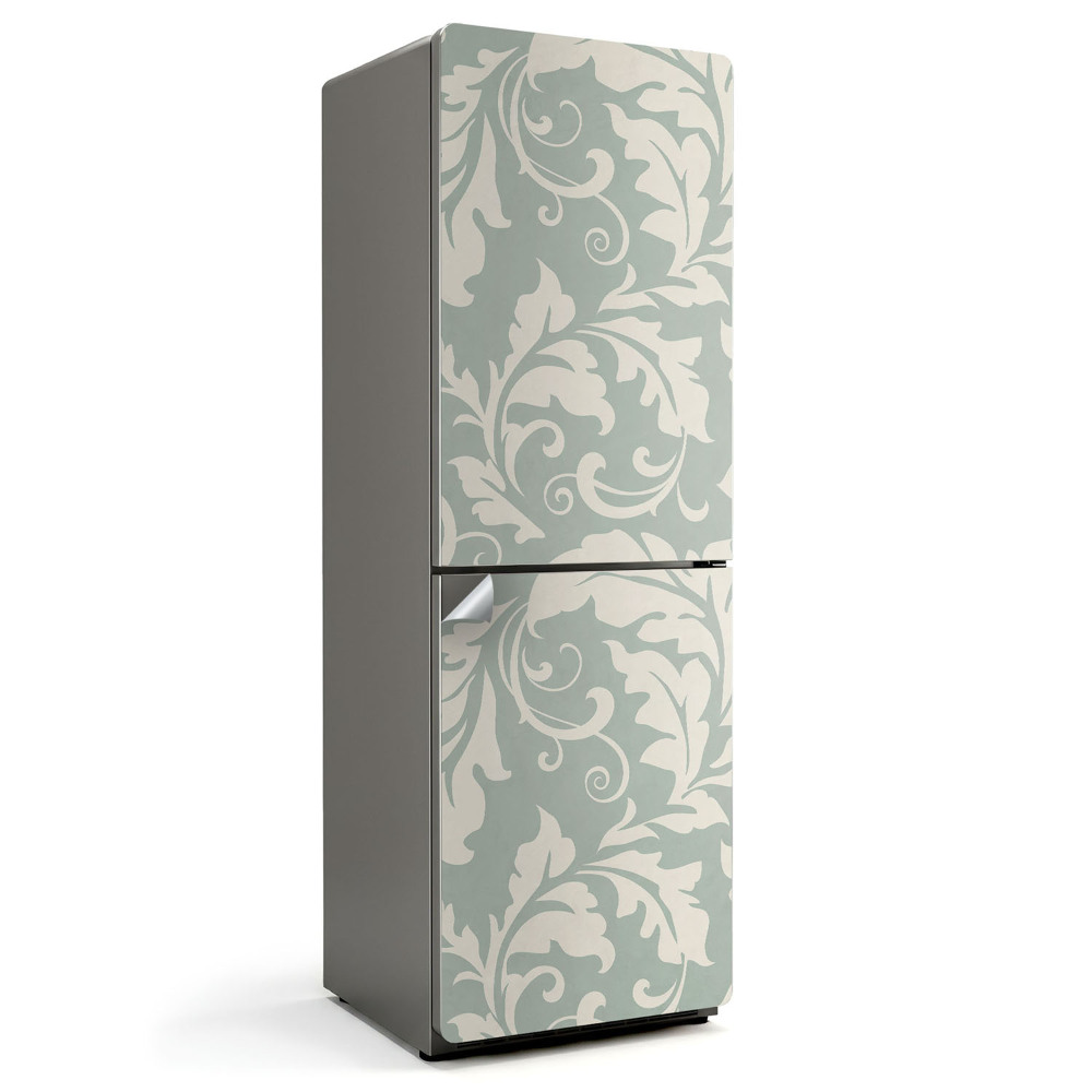 Samoprzylepna naklejka na lodówkę Stylowy wzór roślinny