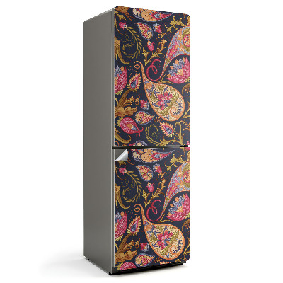 Samoprzylepna naklejka na lodówkę Wzór roślinny z ornamentami