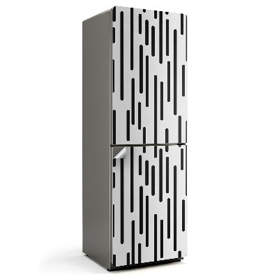 Naklejka na lodówkę Pionowe linie w ruchu