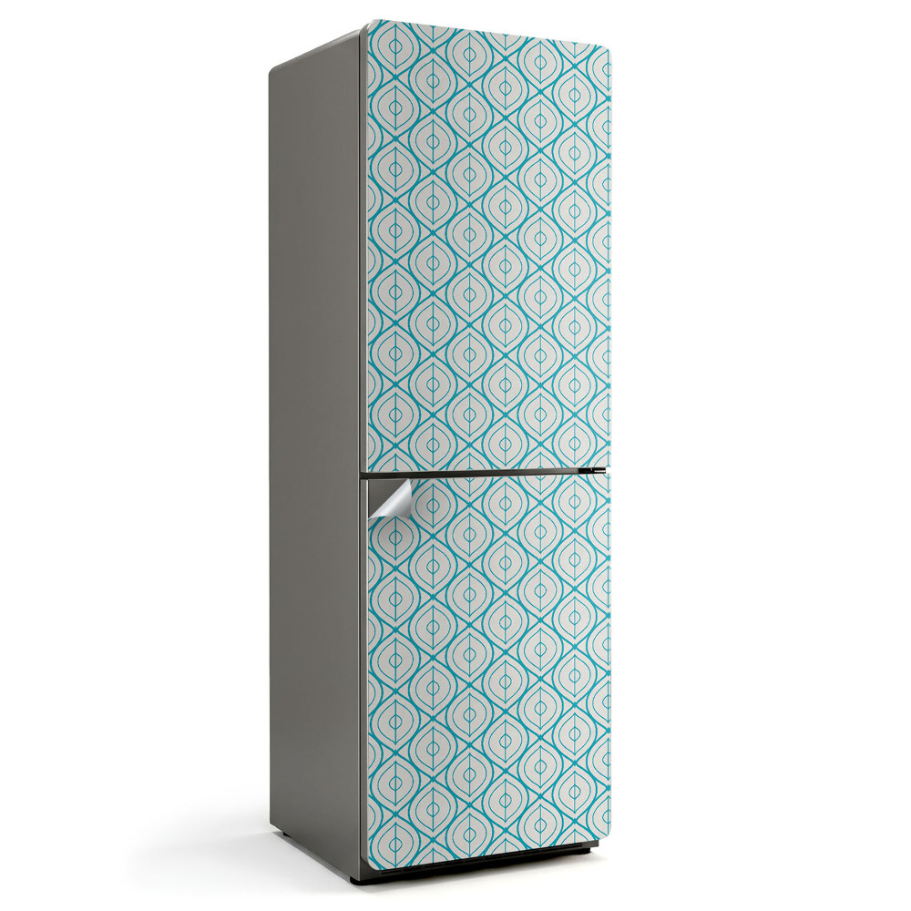 Naklejka tapeta na lodówkę Fale w regularnym układzie